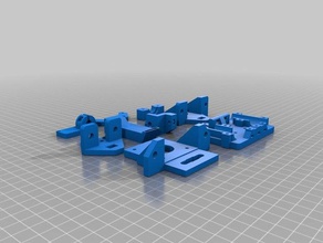 pre-plated hypercube parts 3d printer 3d print model - Mito3D