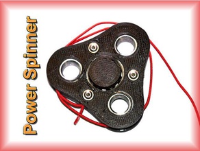 poder spinner juguetes mecánicos antiestrés el cojinete de bolas fidget mano juguete la pla rotor rodamiento 3d print model - Mito3D