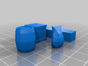 barrel boxes sack 3d printing 3d print model - Mito3D