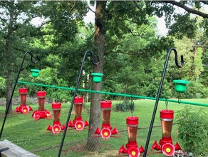 hummingbird besleyici hendek kaplı açık ve bahçe 3d print model - Mito3D
