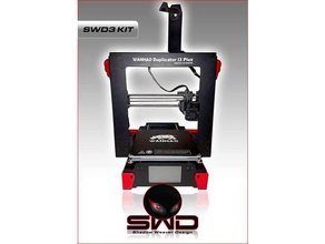 swd3 kit z-asse posteriore monte wanhao duplicatore i3 più monoprice maker select plus Stampante 3d parti clone z-brace mp 3d print model - Mito3D