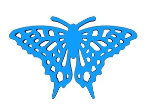 Schmetterling 39 Tiere bug Insekt wslab 3d print model - Mito3D