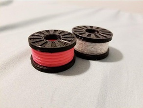short mini filament spool top bottom props 3d print model - Mito3D