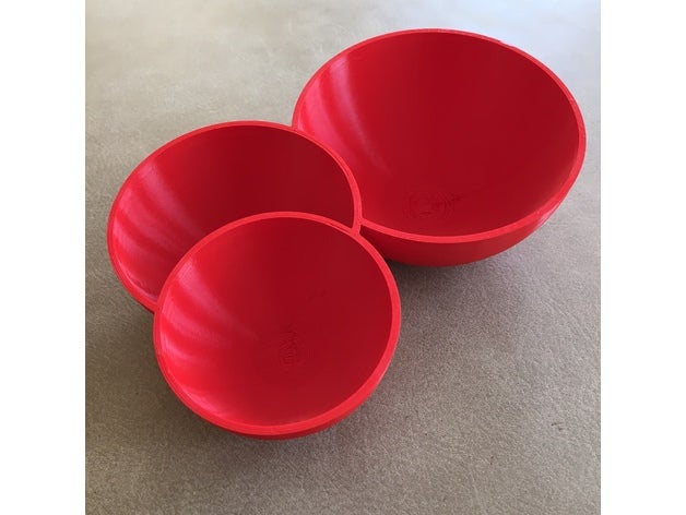 bowl containers 3D print model - Mito3D