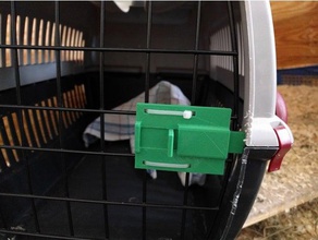 porta scorrevole bullone pet box di trasporto parti ricambio dell'animale domestico 3d print model - Mito3D