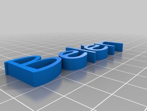 belen personnalisé 3d print model - Mito3D