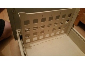 clip de titulaire tiroir stock support bureau le 3d print model - Mito3D