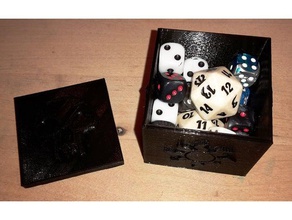 mtg edh dice box toy & game accessories 3d print model - Mito3D