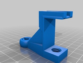 guide verstellbare Klemme 3d Drucker Zubehör anet a8 filament-guide 3d print model - Mito3D