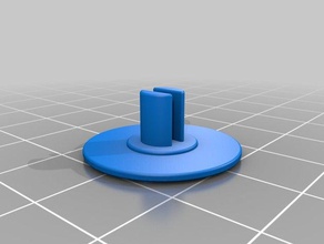 fidget giratório cap 8 milímetros furo hexagonal de design A impressão 3d spinners 3d print model - Mito3D
