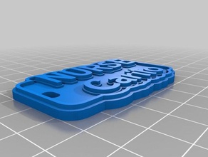 caro Anahtarlık özelleştirilmiş 3d print model - Mito3D