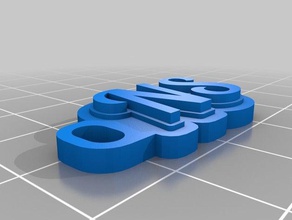 ns Schlüsselanhänger kundengebundene 3d print model - Mito3D