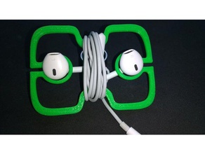 10 kulaklık tutucu sürüm 3d yazıcı aksesuarları apple auriculares earpods 3d print model - Mito3D