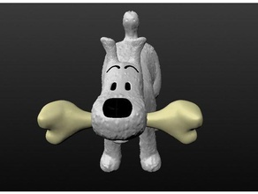 comic dog belgium toys & games comics tintin 3d print model - Mito3D