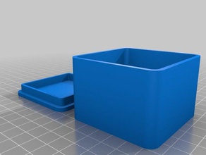 arrondi de la boîte 60x60 les conteneurs personnalisé 3d print model - Mito3D