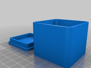 abgerundete box 50x50 Container kundengebundene 3d print model - Mito3D