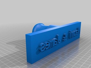 naomi & james les signes et logos personnalisé 3d print model - Mito3D