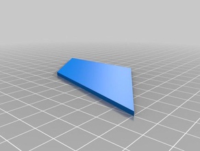 simple model rocket fin hobby 3d print model - Mito3D