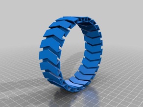 mi personalizados flex pulsera personalizador las pulseras personalizado 3d print model - Mito3D