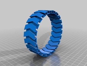 my customized flex bracelet customizer bracelets 3d print model - Mito3D