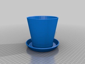 blumentopf ménage 3d print model - Mito3D