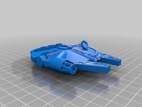 millenium falcon modelos starwars de star wars 3d print model - Mito3D