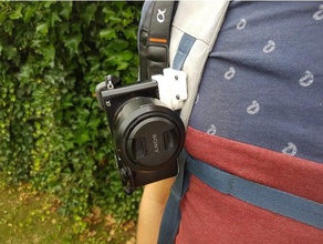 sony a6000 Kamera holster 3d print model - Mito3D