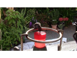 hummingbird feeder cap outdoor & Garten Kolibri 3d print model - Mito3D