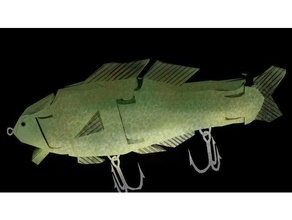 bream swim bait fishing lure outdoor & garden swimbait 3d print model - Mito3D