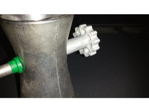 rcbs powder trickler knob sport & outdoors gunpowder reloading 3d print model - Mito3D