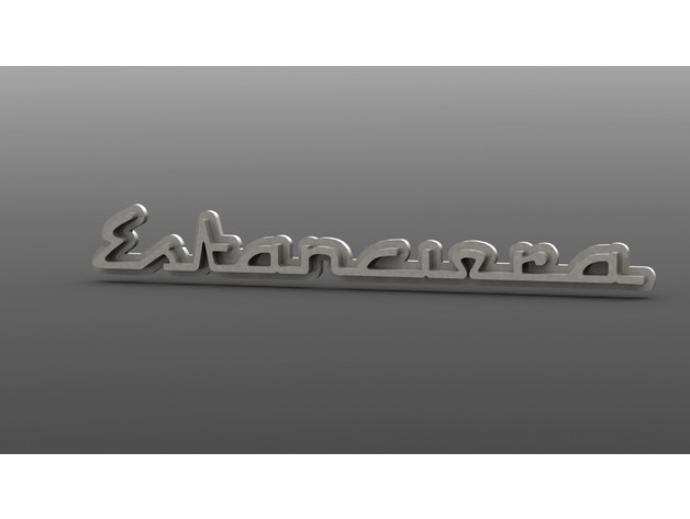 logo estanciera jeep wagon Argentinien automotive Wagen 3D print model - Mito3D