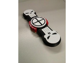 punisher spinner oyuncaklar ve oyunlar fidget el 3d print model - Mito3D