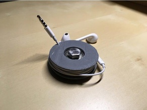 auricolare titolare spinner audio 608 del cuscinetto apple a sfera gli auricolari fidget mano cuffie le iphone 3d print model - Mito3D