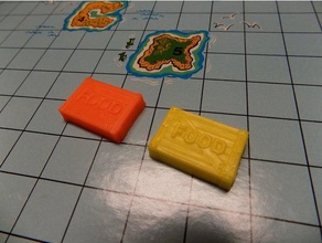 Lebensmittel-Kiste verlassen des Schiffes Untergang der titanic Brettspiel Spiele das boardgames Brett-Spiel Kiste Essen food-Kiste Spiel 3d print model - Mito3D