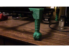 spherical clawfoot tronxy x3 x3a 3d printer parts 2020 legs 3d print model - Mito3D