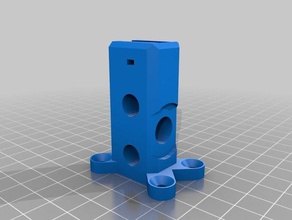 y axis corner countersunk screw lugs 3d printer parts prusa i3 y-corner 3d print model - Mito3D