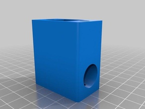 monoprice select mini x-axis end cap z-stabilizer bearing hole 3d printer parts 3d print model - Mito3D