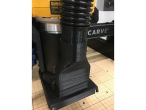 customizable shop vac hose adapter parts vacuum 3d print model - Mito3D