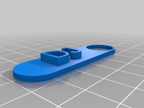 dj-Namen-tag Schlüsselanhänger kundengebundene 3d print model - Mito3D