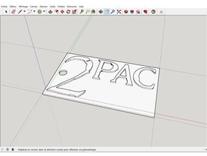 2pac portachiavi i dagoma dagomaniack discoeasy 200 resi3d 3d print model - Mito3D