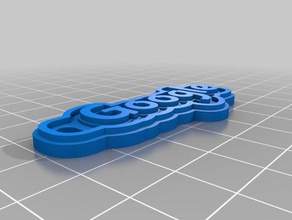 gogle keychains customized 3d print model - Mito3D