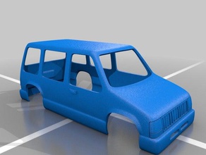 mamma minivan rc auto il corpo r c i veicoli divertente veicolo 3d print model - Mito3D