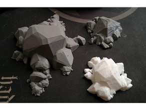 formação de rocha gerador a arte boardgames personalizador sistemas openscad rock pedra 3d print model - Mito3D