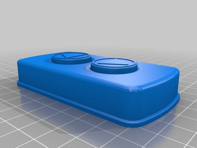 elevator call button block buildings & structures 3D print model - Mito3D