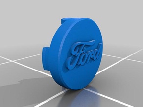 ford centro ruota tappo si adatta fiesta ecc automotive 3d print model - Mito3D