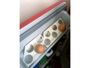 uovo titolare di un piccolo spazio cucina & sala da pranzo openscad 3d print model - Mito3D