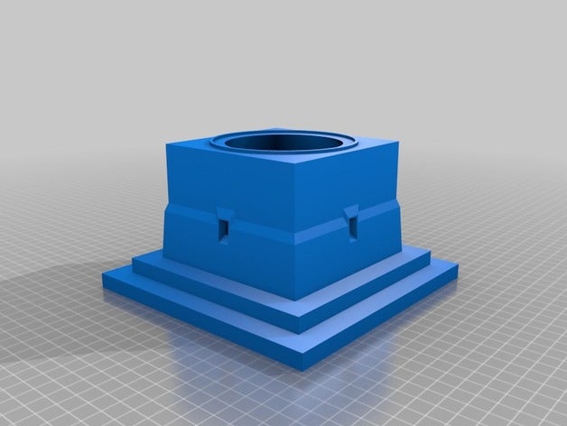 improved lighthouse base scans & replicas 3D print model - Mito3D