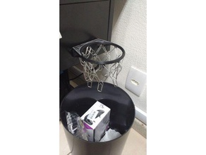 basketball hoop games trash 3d print model - Mito3D