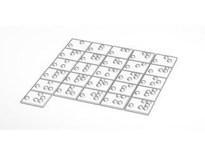 braille Fliesen lernen braille-Schrift 3d print model - Mito3D