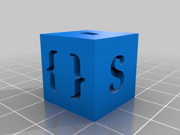 javascript hata ayıklayıcı öğrenme zar parodi 3D print model - Mito3D